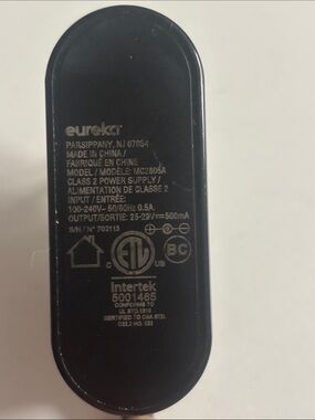 Eureka Black Power Supply Adapter